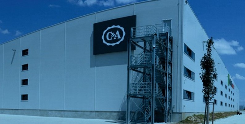 Warehouse marking at C&A distribution centre